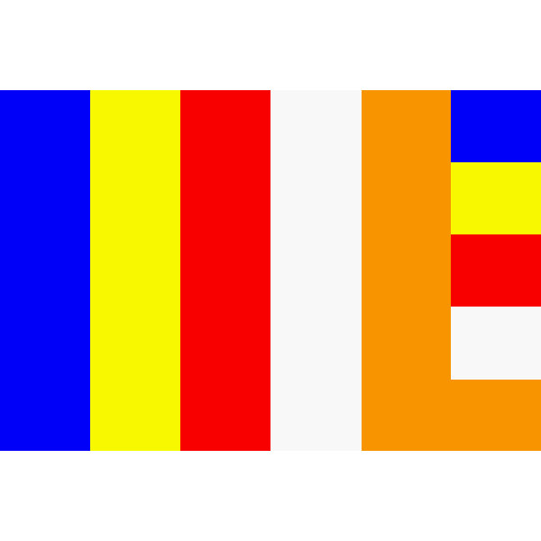 SVG Buddhist flag