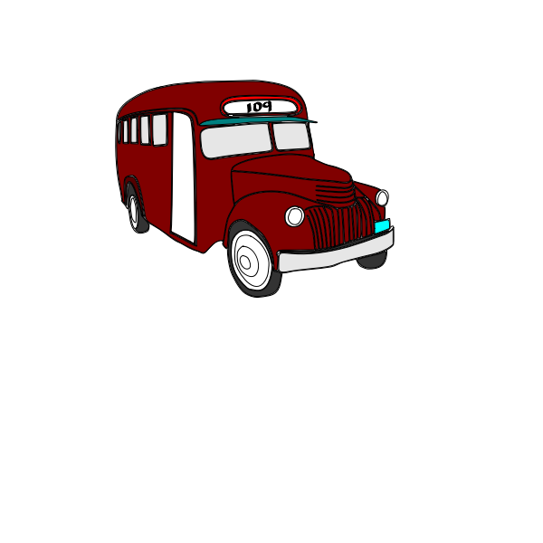 SVG Buenos Aires bus vector drawing