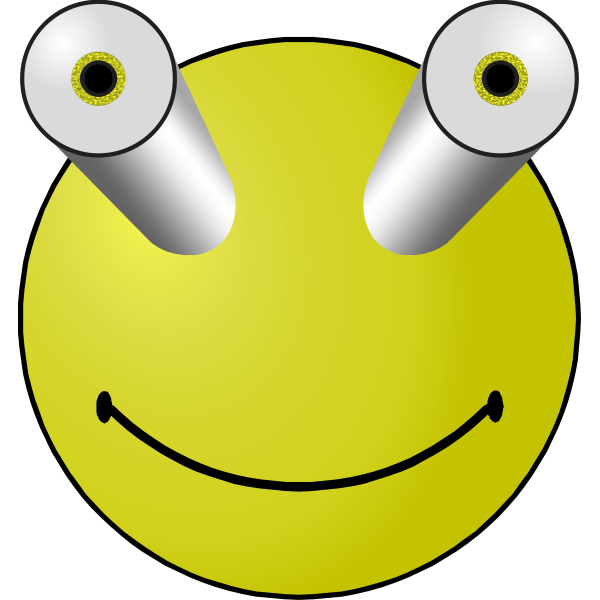 SVG Bug-eyed smiley