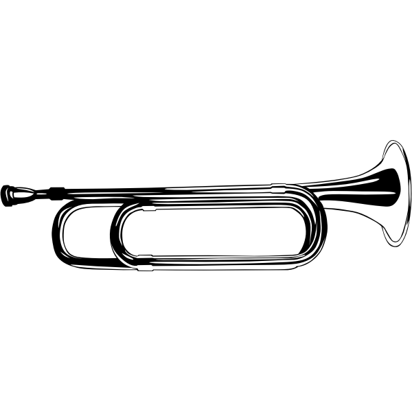 SVG Bugle vector graphics