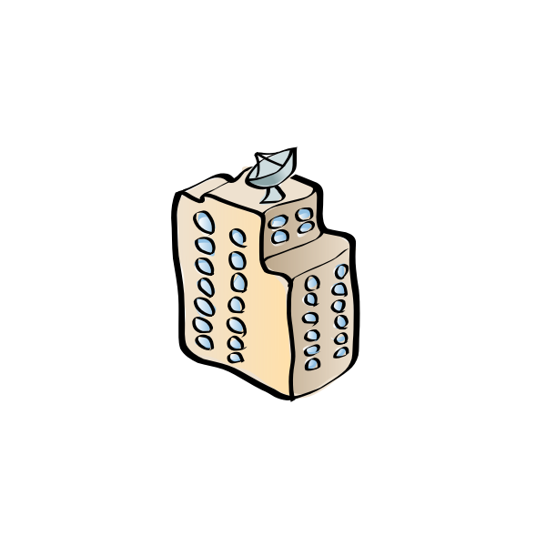 SVG Building cartoon drawing