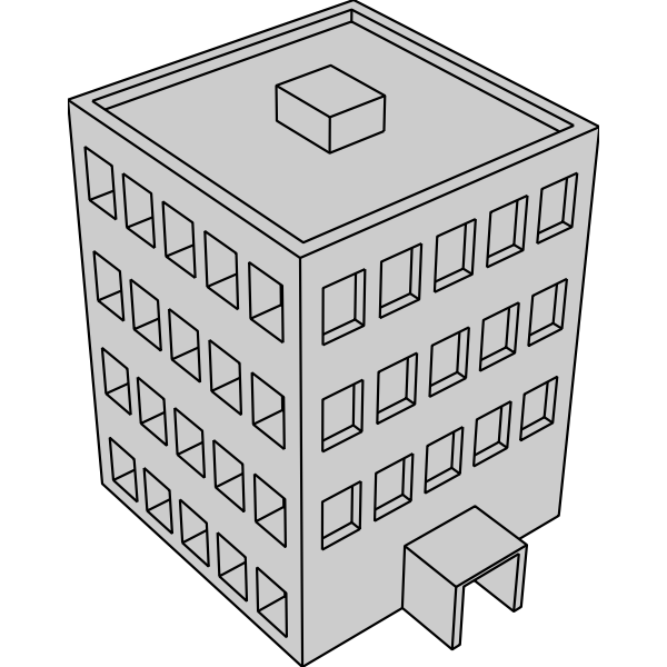 SVG Building perspective