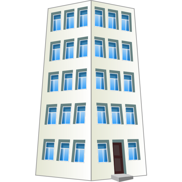 SVG Building vector icon