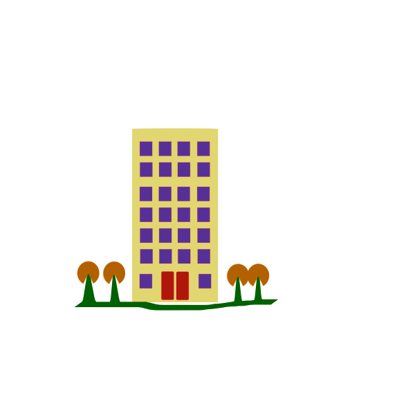 SVG Building vector image