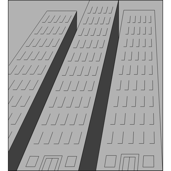 SVG Buildings vector clip art