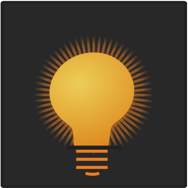 SVG Bulb icon