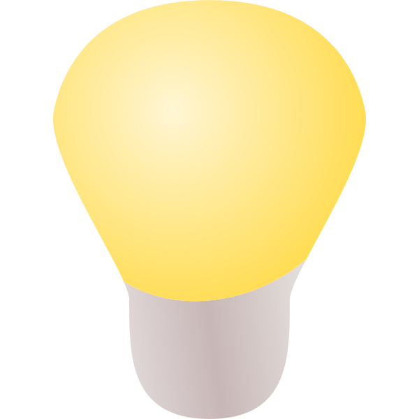 SVG Bulb vector image