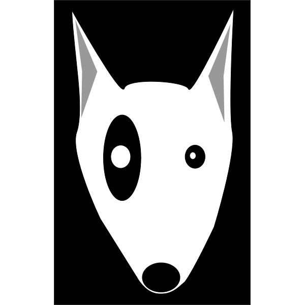SVG Bullterrier head bujungBull terrier cartoondog Bullterrier