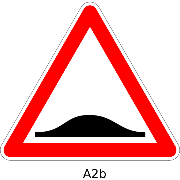 SVG Bump on a road sign