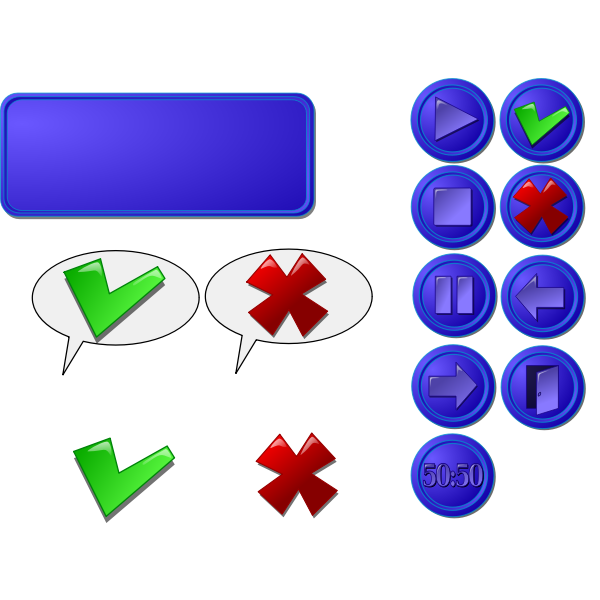 SVG Bunch o buttons