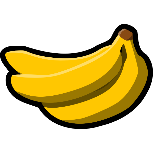 SVG Bunch of bananas icon vector graphics