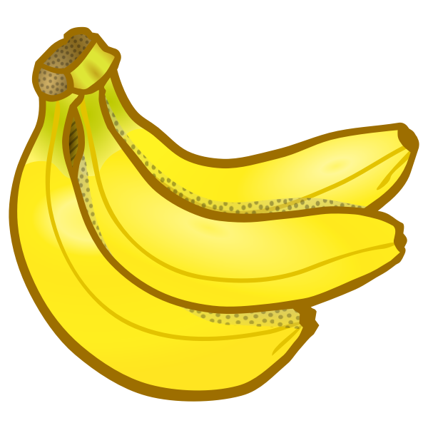 SVG Bunch of yellow bananas