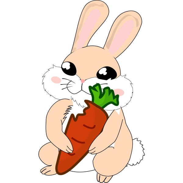 SVG Bunny and carrot