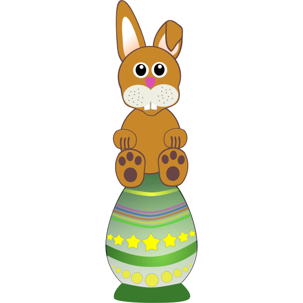 SVG Bunny vector drawing