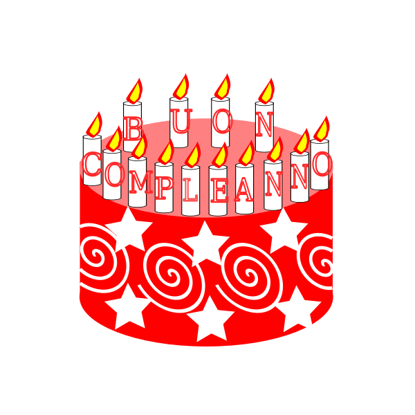 SVG Buon compleanno