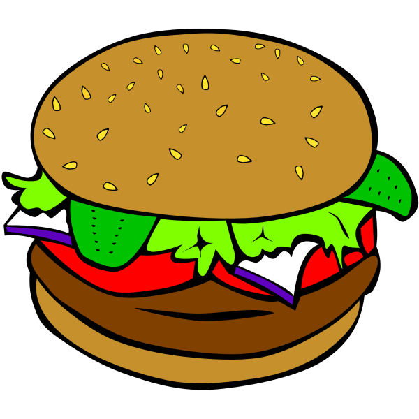 SVG Burger vector image
