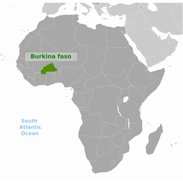 SVG Burkina Faso vector image