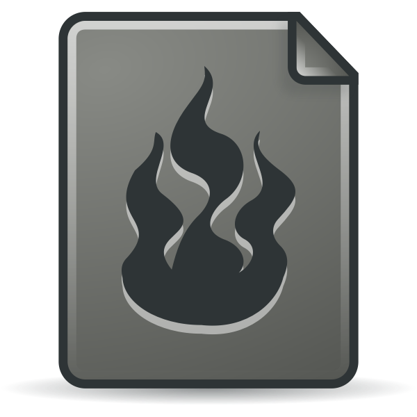 SVG Burn icon