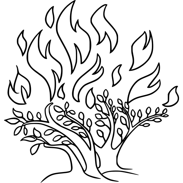 SVG Burning bush