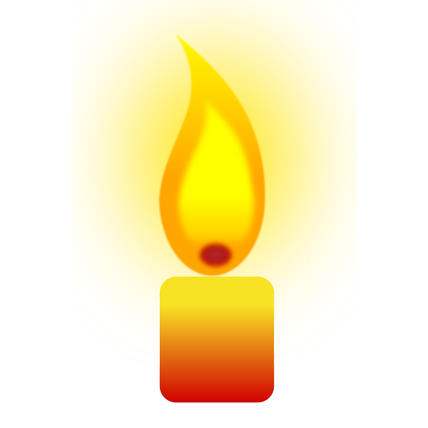 SVG Burning candle