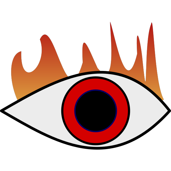 SVG Burning eye