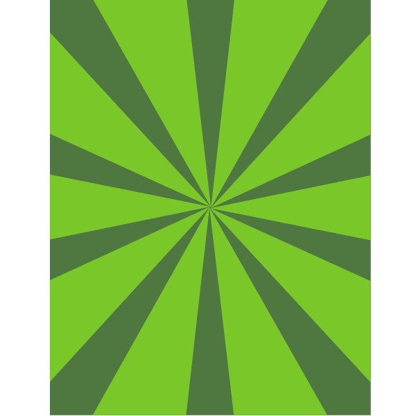 SVG Bursting green sunbeams