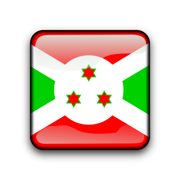 SVG Burundi flag button vector