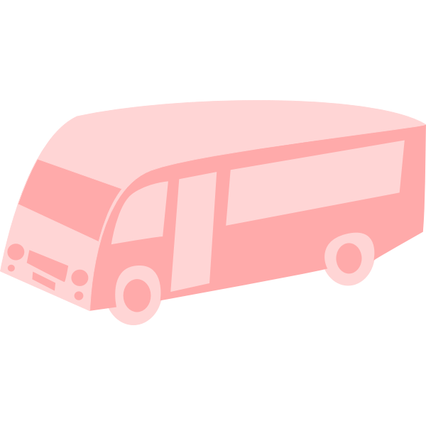 SVG Bus cartoon graphics