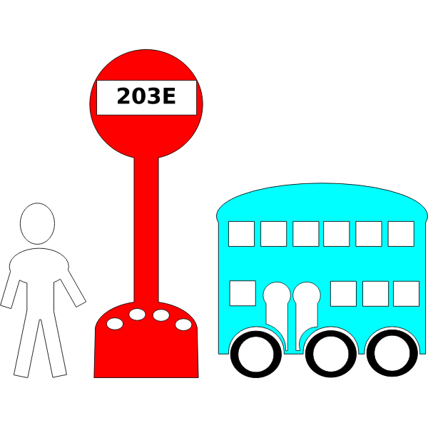 SVG Bus station icons