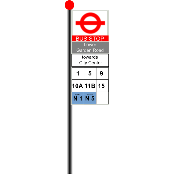 SVG Bus stop