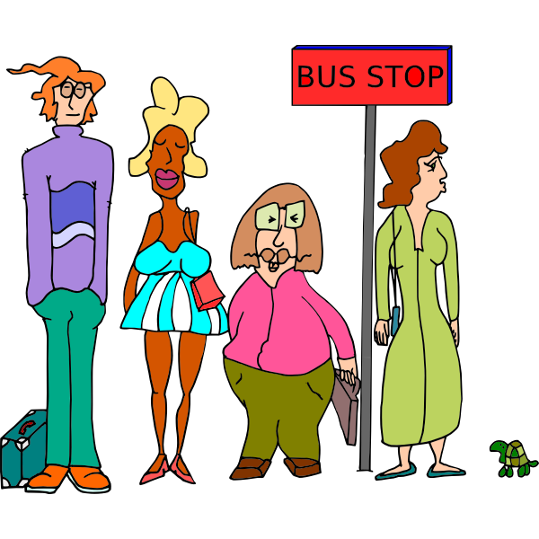 SVG Bus stop