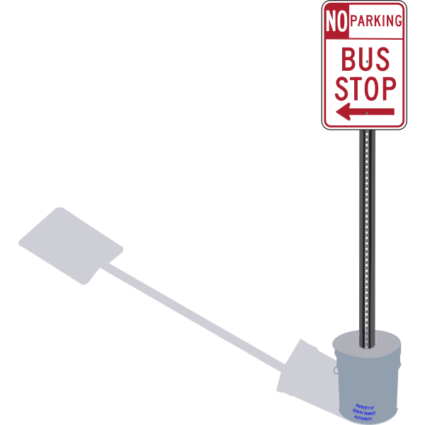 SVG Bus stop sing