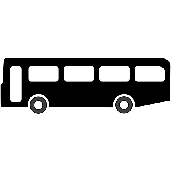 SVG Bus symbol vector
