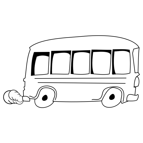 SVG Bus vector graphics