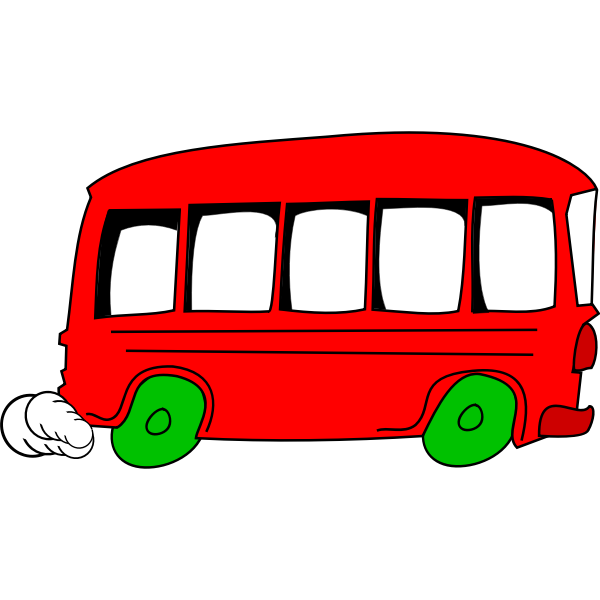 SVG Bus vector image