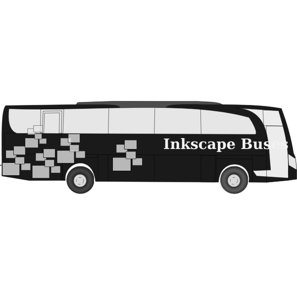 SVG Bus Vehicle
