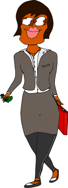 SVG Businees Woman