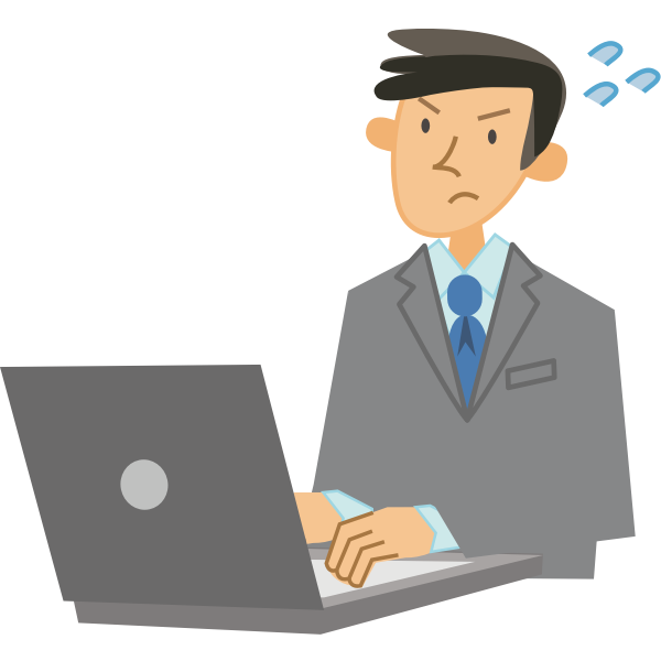 SVG Business computer user