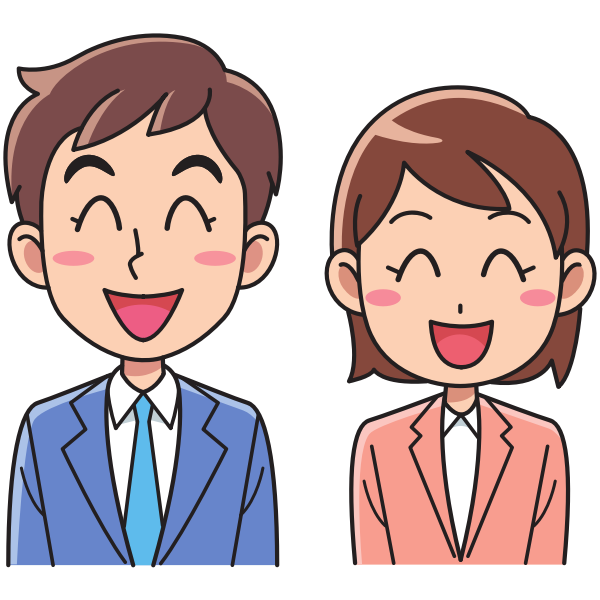 SVG Business man and woman