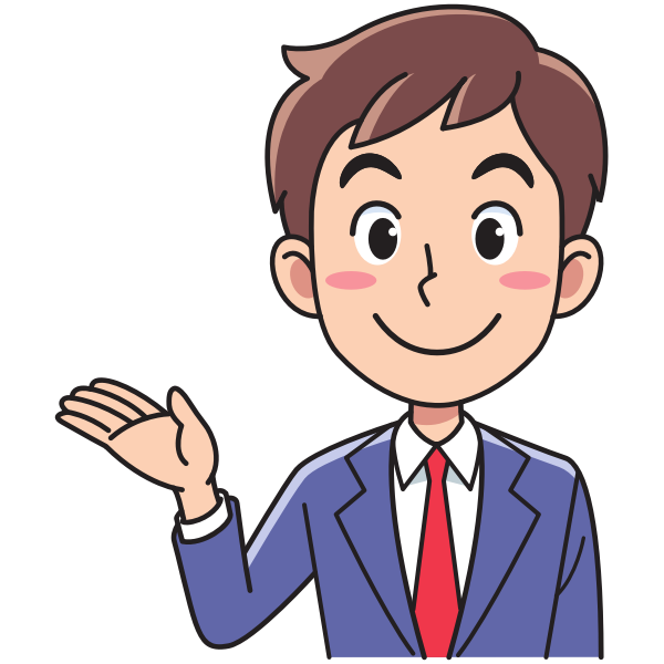 SVG Business man - inviting