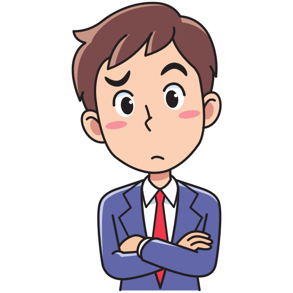 SVG Business man - thinking