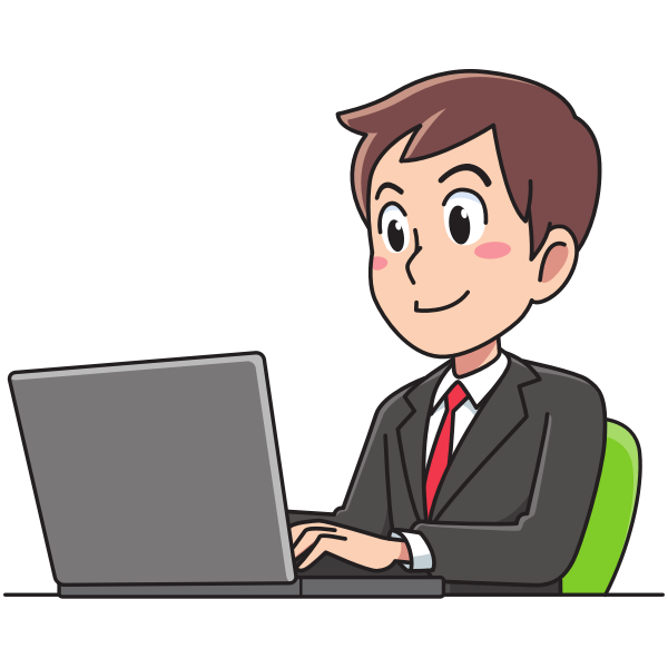 SVG Business man working