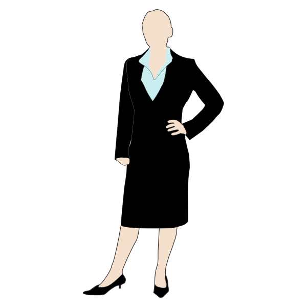 SVG Business woman image
