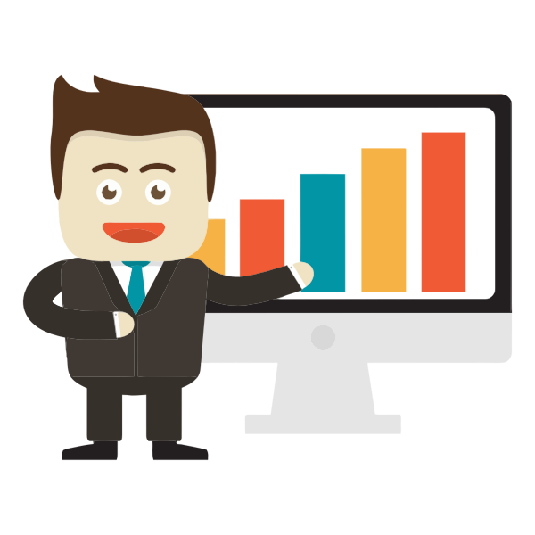 SVG Businessman pointing