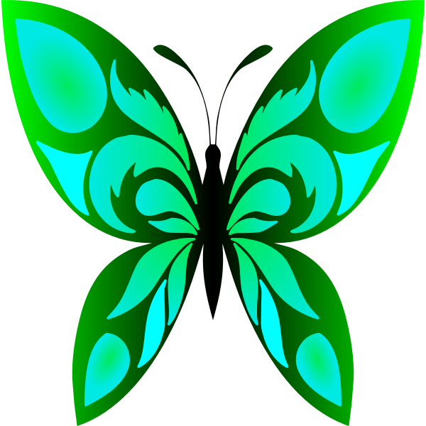 SVG Butterfly 34 Colour 3