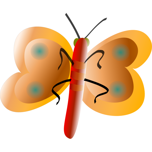 SVG Butterfly bottomview