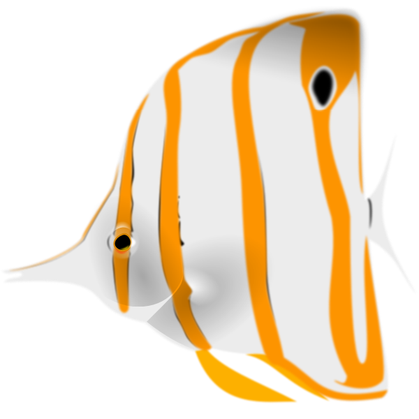 SVG Butterfly fish
