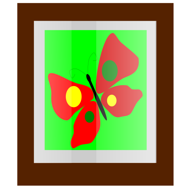 SVG Butterfly Frame