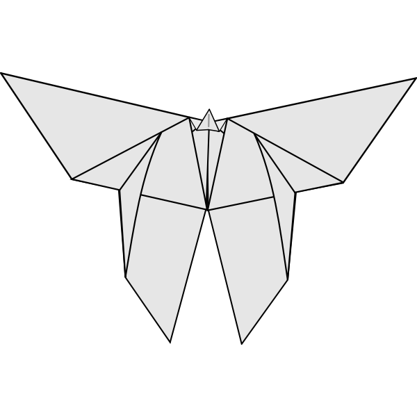 SVG Butterfly no shadow