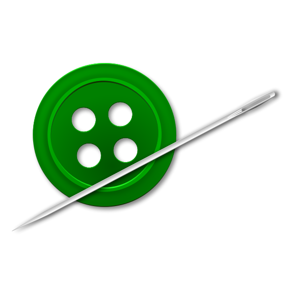 SVG Button and needle